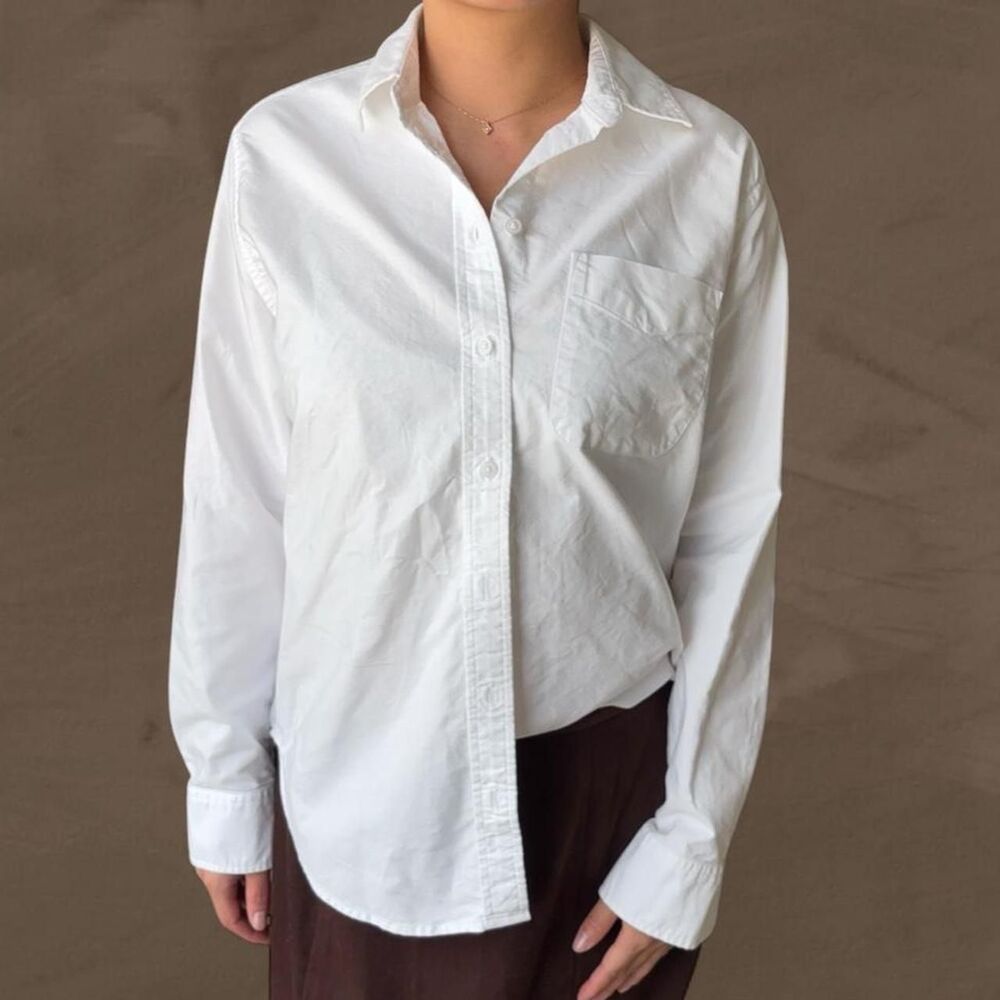 Everlane white must have Oxford shirt button down size 2